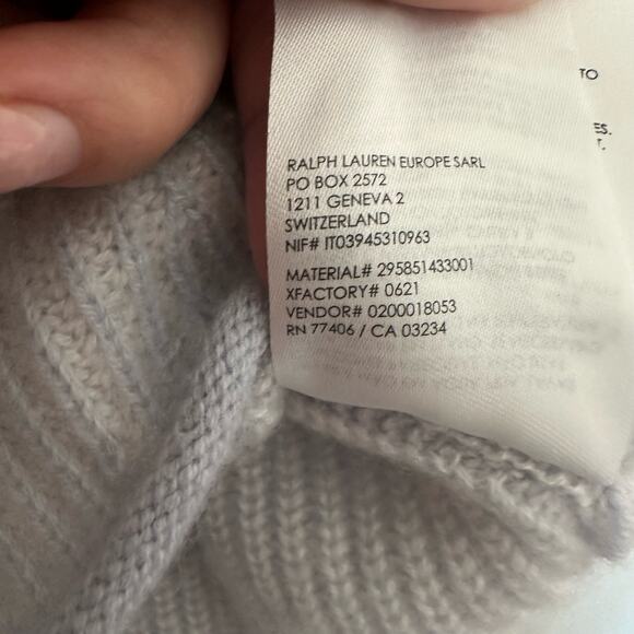 Club Monaco Cashmere Jacquard V-Neck Sweater XS - Picture 13 of 14